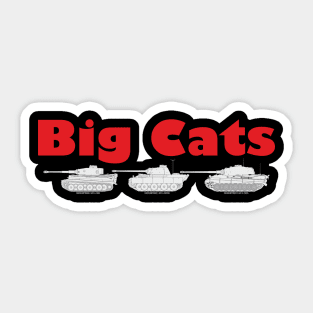 Big German Cats WW2 Sticker